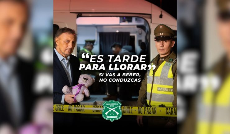 Campaña preventiva: Carabineros y Carlos Pinto unidos por seguridad vial