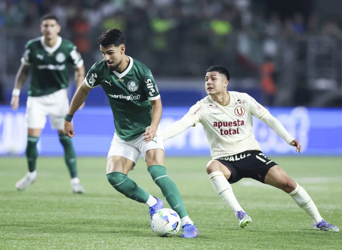 Palmeiras, de Brasil, es el máximo candidato a quedarse con la Copa Libertadores 2025. Alexandre Schneider/Getty Images