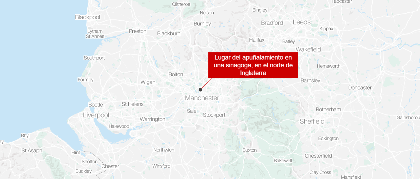 Ataque en sinagoga en Manchester