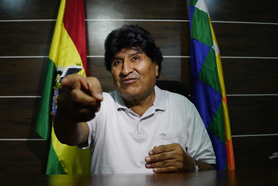 Evo Morales el 11 de agosto de 2025. PABLO RIVERA/AFP/AFP via Getty Images