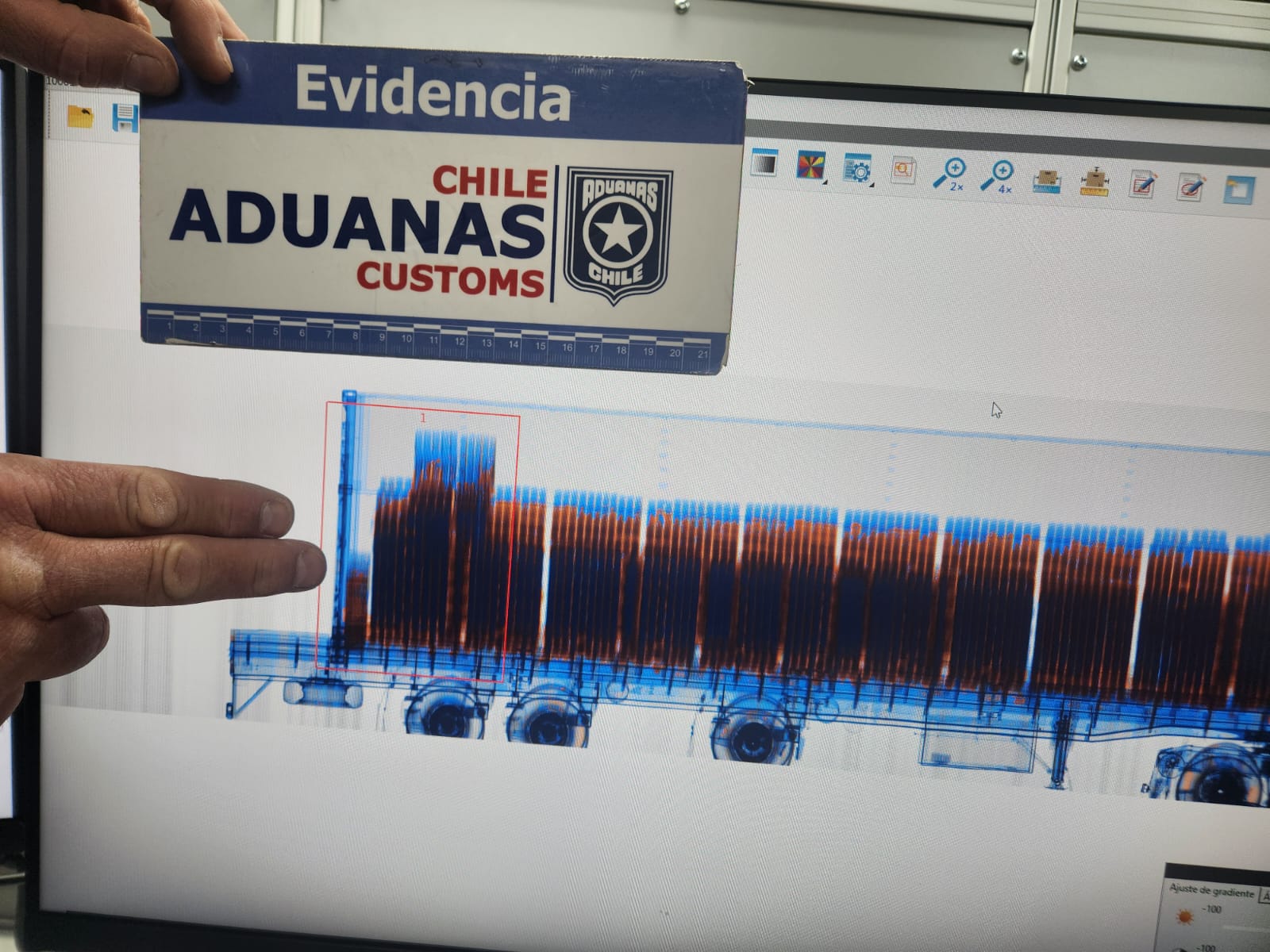 Camión escáner permitió detectar contrabando de fuegos artificiales, cigarros y sustancias anabólicas en Paso Los Libertadores/Aduanas