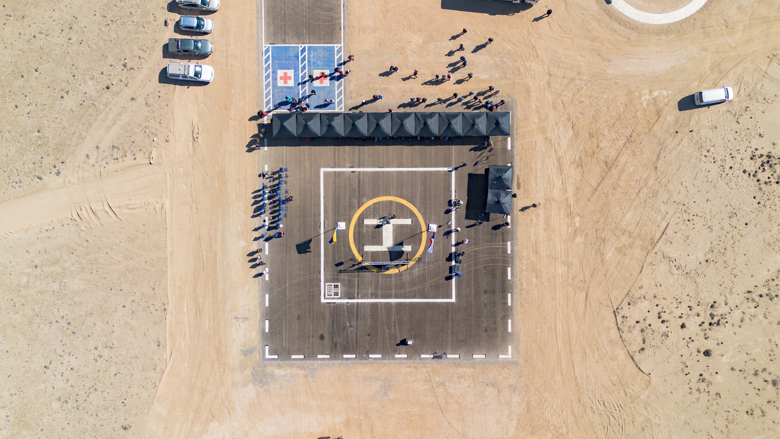 MOP inauguró Punto de Posada de Helicópteros en Arica: Helipuertos de emergencia llegan a 85 en todo Chile/MOP