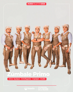 Zúmbale Primo Fotografía por Teletón 