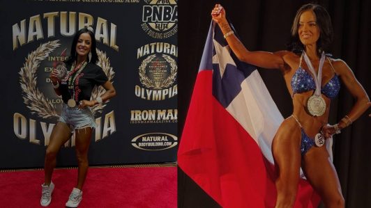La chilena Sara Méndez logra segundo lugar en campeonato mundial de fisicoculturismo natural: Evento fue en Estados Unidos