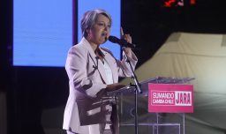 El cierre de campaña de Jara en Puente Alto y el flanco que abrió con sus dichos sobre María Corina Machado