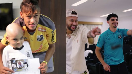 Trece años después: Neymar se reencuentra con el joven que inspiró su baile más recordado