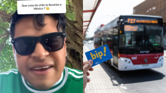 “Me voló el cerebro”: Comediante extranjero alucina con el sistema de buses RED en Santiago