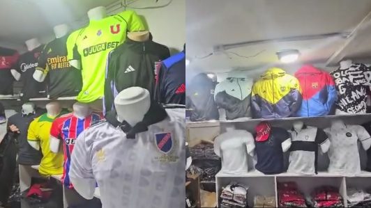 PDI incautó más de $300 millones en ropa falsificada en Barrio Meiggs: Hay 11 detenidos