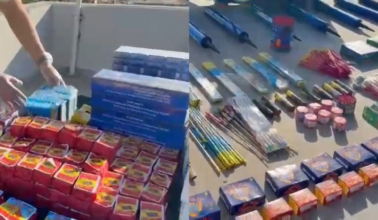 Incautación de 12 mil fuegos artificiales en Alto Hospicio Incautación de 12 mil fuegos artificiales en Alto Hospicio