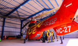 Presentan el nuevo helicóptero HC-27: Reforzará el combate a incendios forestales en la Región de O'Higgins