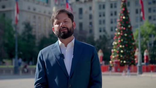 Presidente Boric en su último saludo navideño: “Ha sido un orgullo compartirlo con ustedes”