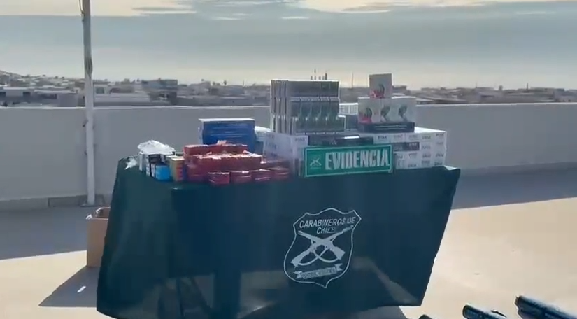 Carabineros incautó más de 12 mil fuegos artificiales en Alto Hospicio/Captura Carabineros