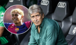 Pellegrini elogia a Lamine Yamal, pero evita compararlo con Messi en la previa del Betis-Barcelona