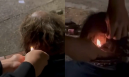 Indignación en España por menores que se grabaron prendiéndole fuego al pelo a un hombre en situación de calle