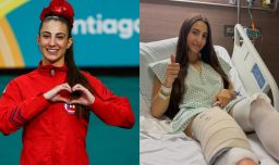 Karate chileno: Valentina Toro inicia proceso de recuperación tras cirugía de rodilla por rotura de ligamento cruzado