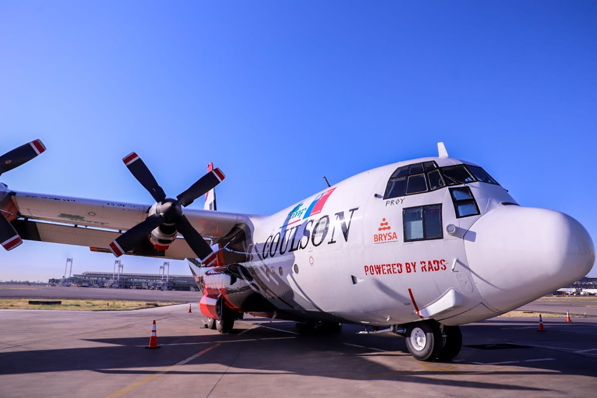 Presentan avión C-130 “Hércules” para combatir incendios forestales/Conaf