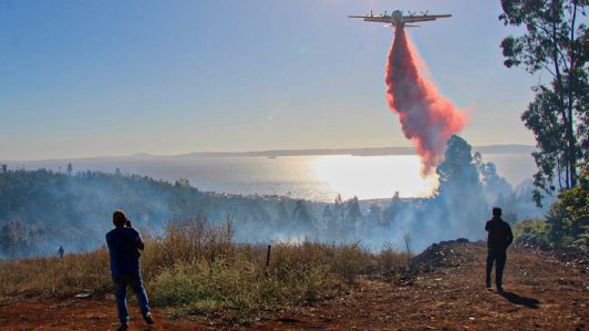 Balance por incendios forestales: Hay 9 focos activos en cinco regiones