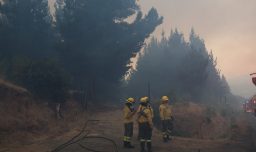 Aterriza en Chile equipo de expertos españoles para colaborar en la extinción de los incendios