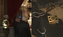 Robo en la Catedral de Santiago: Desconocidos entraron de noche y sustrajeron artículos religiosos