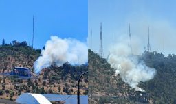 Incendio afecta ladera sur del Parque Metropolitano