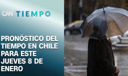 Altas temperaturas en el sur, tormentas eléctricas en el norte y chubascos en Santiago