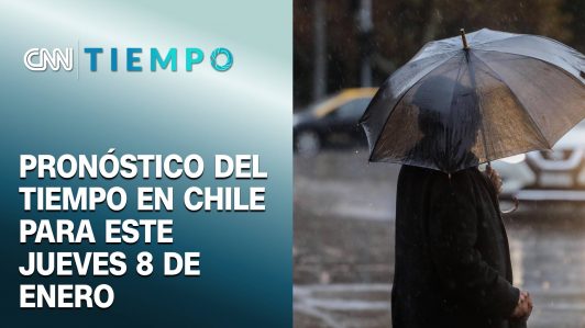 Altas temperaturas en el sur, tormentas eléctricas en el norte y chubascos en Santiago
