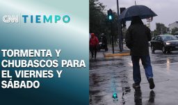 Tormenta y chubascos: Baja la temperatura en la zona sur y centro del país