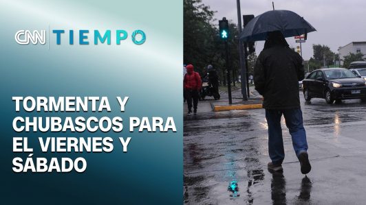 Tormenta y chubascos: Baja la temperatura en la zona sur y centro del país