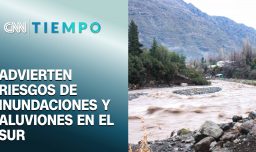 Lluvia en el sur: advierten riesgo de inundaciones en zonas afectadas por los incendios forestales