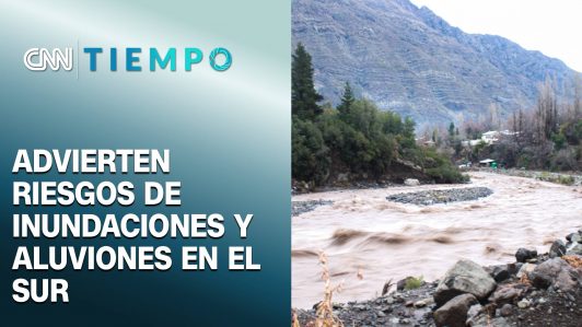 Lluvia en el sur: advierten riesgo de inundaciones en zonas afectadas por los incendios forestales