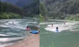 Confirman expulsión de turistas rusos que usaron motos de agua en río Futaleufú