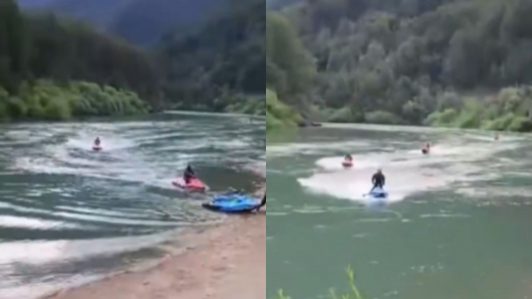 Confirman expulsión de turistas rusos que usaron motos de agua en río Futaleufú