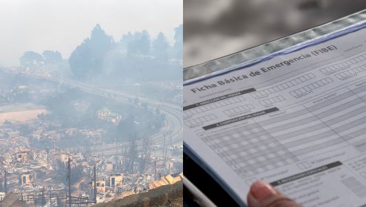 Ficha FIBE: Gobierno espera iniciar desde el martes el catastro de familias afectadas por incendios en la Región del Biobío