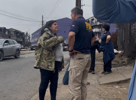 PDI realiza operativo de búsqueda en población Ríos de Chile en Lirquén: Fiscal Cartagena también llegó al sitio