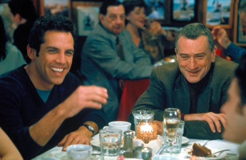 Robert De Niro y Ben Stiller —vistos aquí en "Meet The Parents" de 2000— regresarán para la nueva entrega de la franquicia, "Focker In-Law". Moviestore/Shutterstock