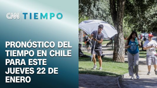 ¿Vuelven las altas temperaturas? Revisa el pronóstico del tiempo en Chile para este jueves 22 de enero