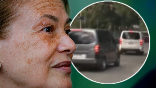 Ángela Vivanco llega al Centro de Justicia para su formalización en el caso “Muñeca Bielorrusa”