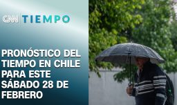 Anuncian lluvias para el sábado y sube la temperatura en Santiago