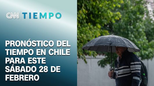 Anuncian lluvias para el sábado y sube la temperatura en Santiago