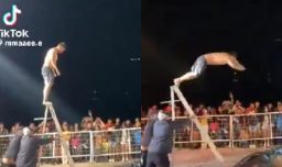 ¿Qué pasó con el hombre que sufrió una fuerte caída en el concurso de “guatazos” en Mejillones? Esto se sabe sobre su estado de salud