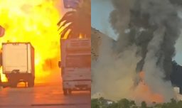 Los impactantes videos que dejó la explosión y el posterior incendio en Renca