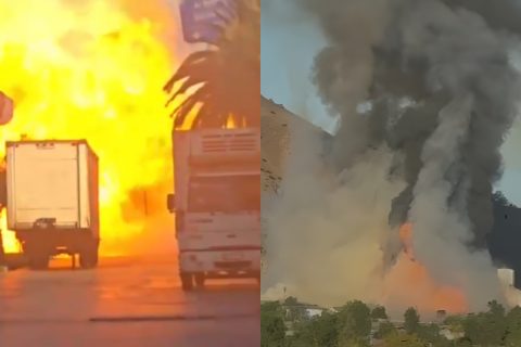 Los impactantes videos que dejó la explosión y el posterior incendio en Renca