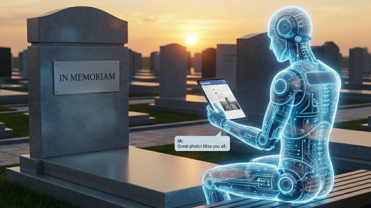 ¿Inmortalidad digital? Meta patenta IA que podría mantener activas tus redes sociales tras morir