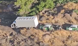 Persecución interregional: Operativo recupera camión robado con 18 toneladas de paltas