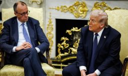 Canciller de Alemania dice estar en "sintonía" con Trump para "deshacerse del terrible régimen en Irán"