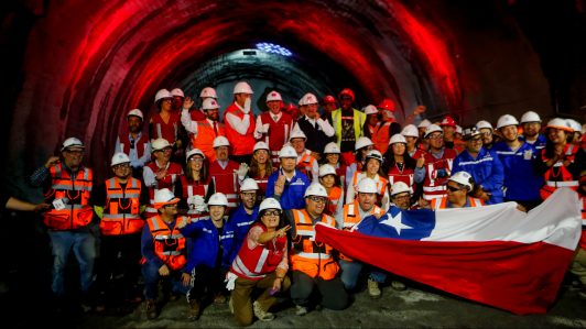 Avanzan Obras de la futura Línea 7: Concretan unión de túneles en Cal y Canto, que será la primera estación cuádruple