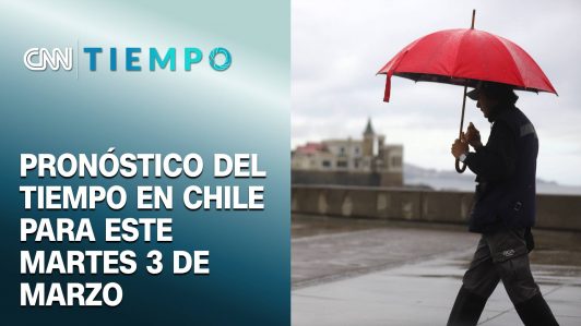 Lluvias en el sur y precipitaciones débiles en la zona centro del país para este martes