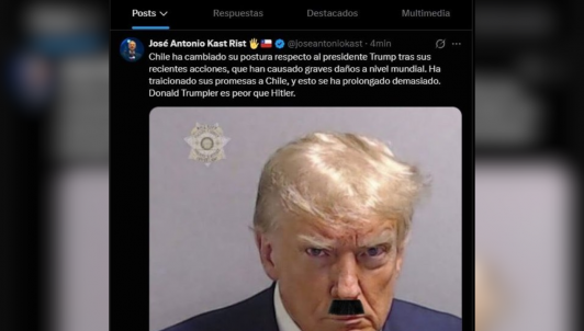 Gobierno confirma hackeo a redes del Presidente Kast tras publicación falsa contra Trump en la que lo comparaba con Hitler