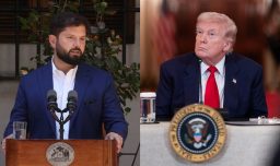 "Este es el personaje que algunos admiran y rinden pleitesía": Boric reacciona a video de Trump donde se ríe del hundimiento del IRIS Dena