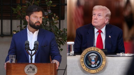 "Este es el personaje que algunos admiran y rinden pleitesía": Boric reacciona a video de Trump donde se ríe del hundimiento del IRIS Dena